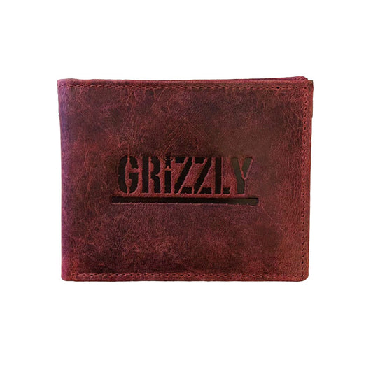Billetera Grizzly Stamp Wallet Marron