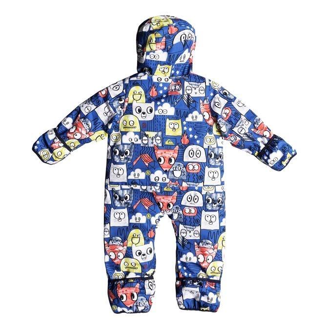 Entero Quiksilver Little Rockie Baby Azul Estampado - Indy