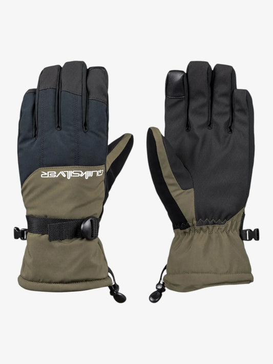 Guantes Snow Quiksilver Mission Negro Marron