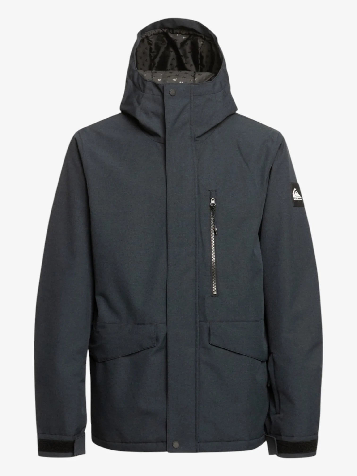 Campera Snow Quiksilver Mission Solid Gris - Indy