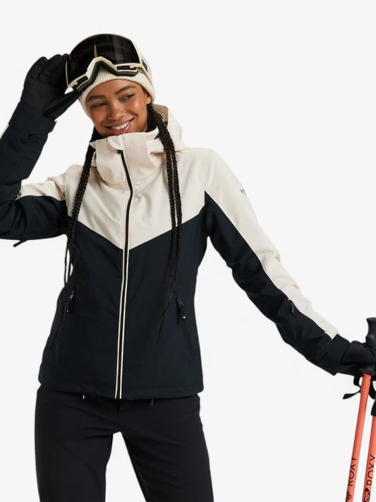 Campera Roxy Snow Free Jet Block Negro