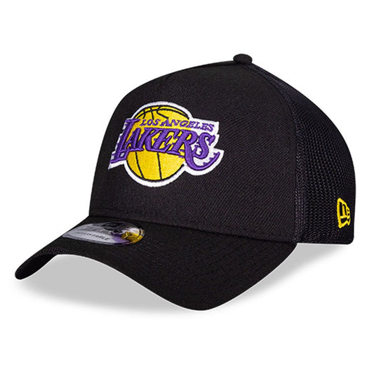 Gorra New Era Los Angeles Lakers 9FORTY Aframe Negro Amarillo