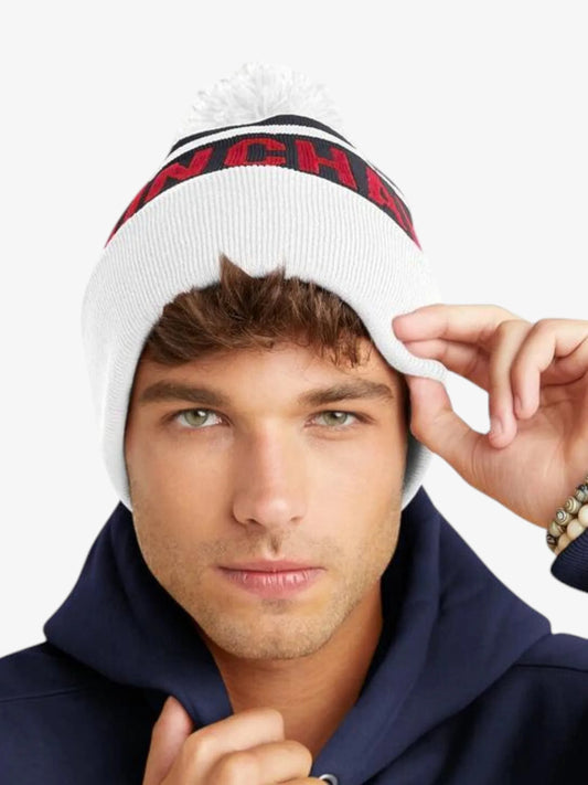 Gorro Champion With Cuff And Pom Blanco Azul Rojo