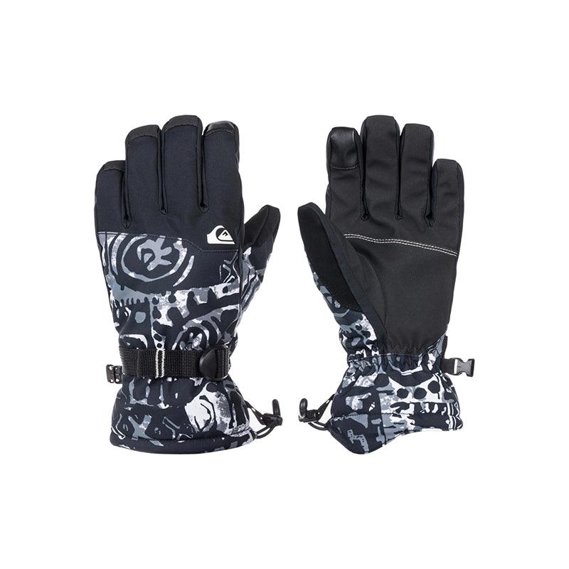 Guantes Quiksilver Snow Mission Negro Camuflado - Indy