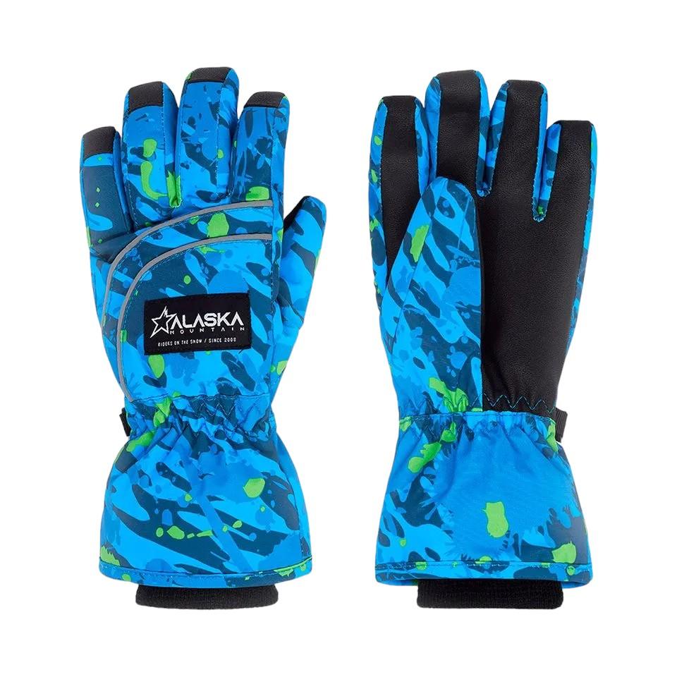 Guantes Snow Alaska Pelican Niño Azul - Indy