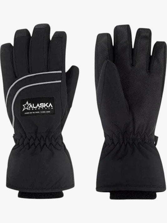 Guantes Snow Alaska Pelican Niño Negro