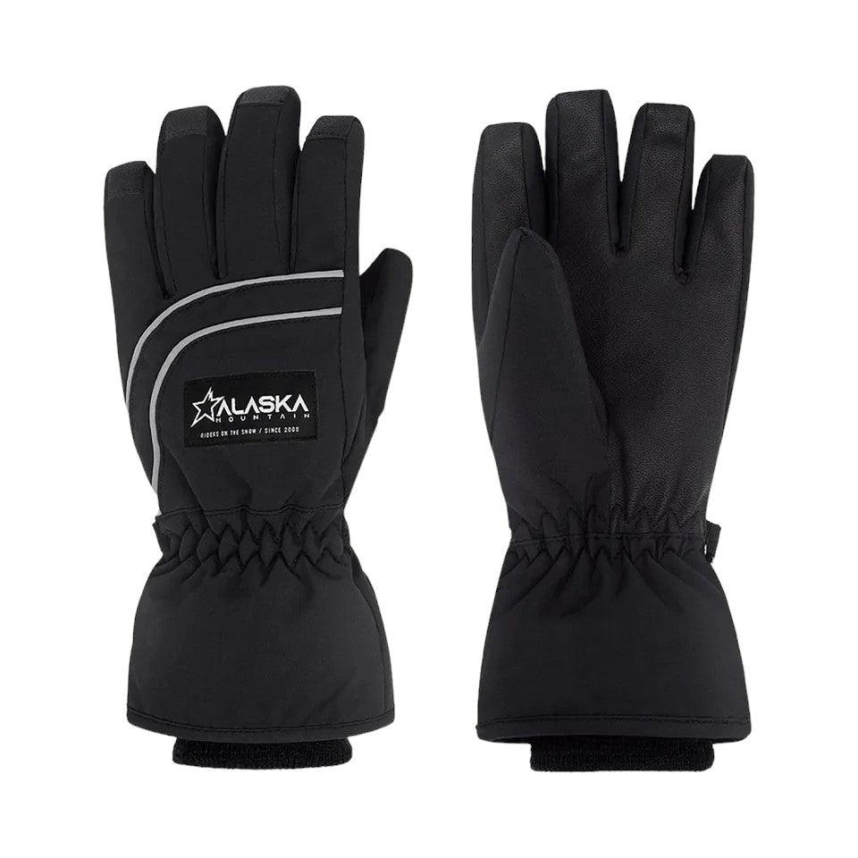 Guantes Snow Alaska Pelican Niño Negro - Indy