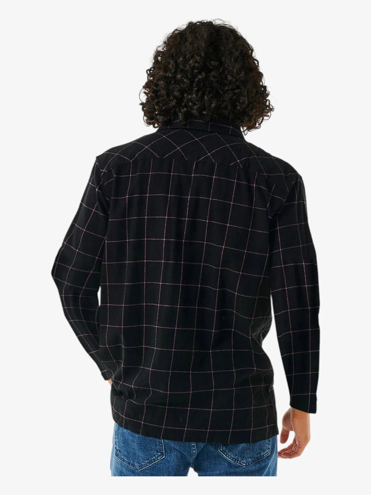 Camisa Rip Curl Flannel Check Negro - Indy