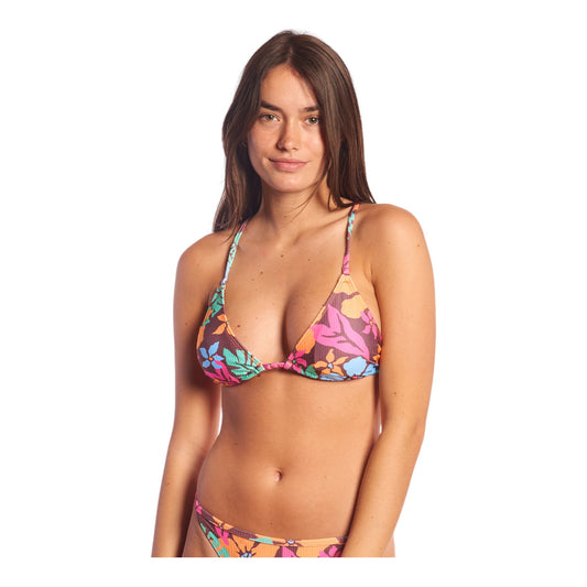 Top Rip Curl Fix Sun Marron Floreado