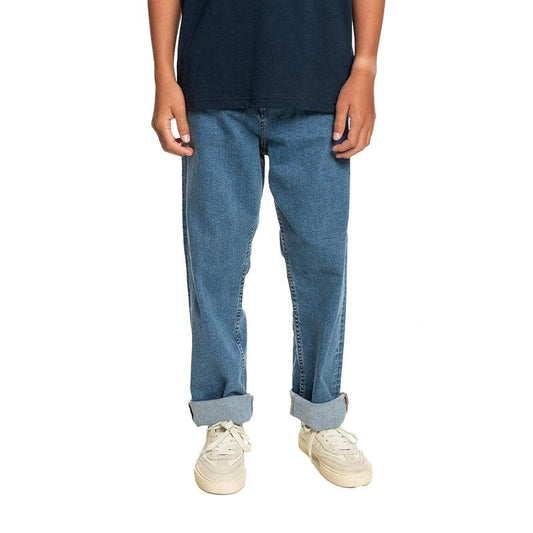 Jean Quiksilver Aqua Cult Aged Niño Azul - Indy