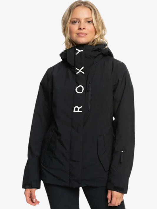 Campera Snow Roxy Jetty Solid Np Negro