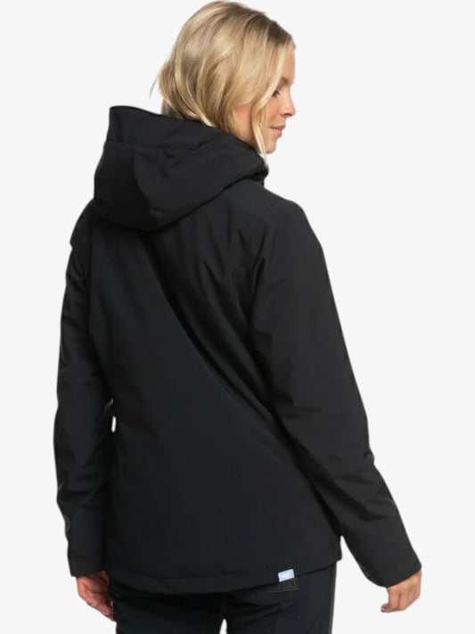 Campera Snow Roxy Jetty Solid Np Negro