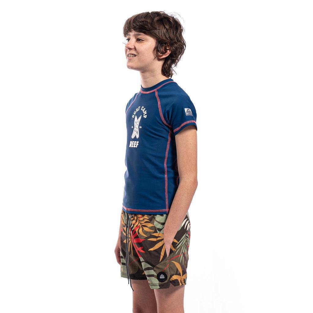 Lycra Reef Rashguard Child Lila Azul - Indy