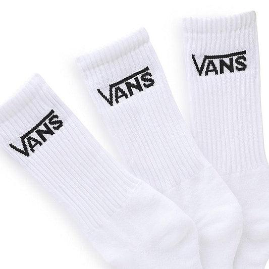 Medias Vans Classic Crew Tripack Blanco - Indy