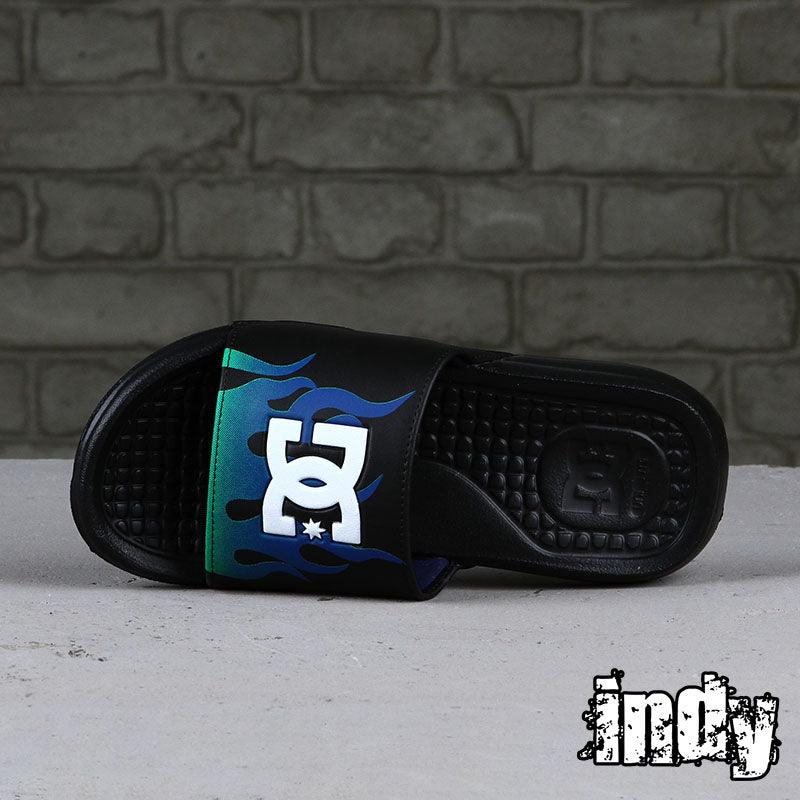 Ojota Dc Bolsa Negro Verde Azul - Indy