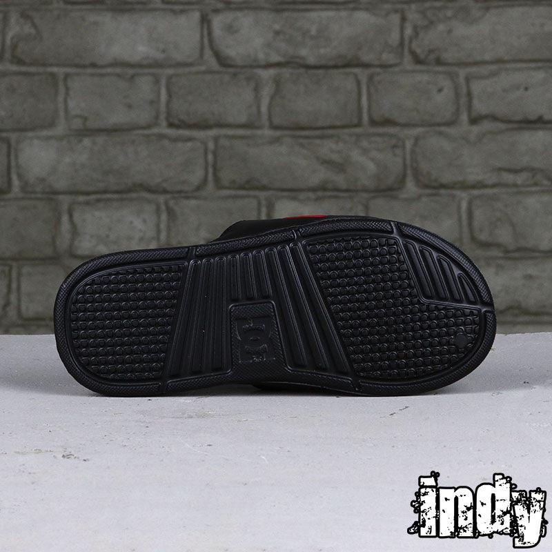 Ojota Dc Slide Negro Rojo - Indy