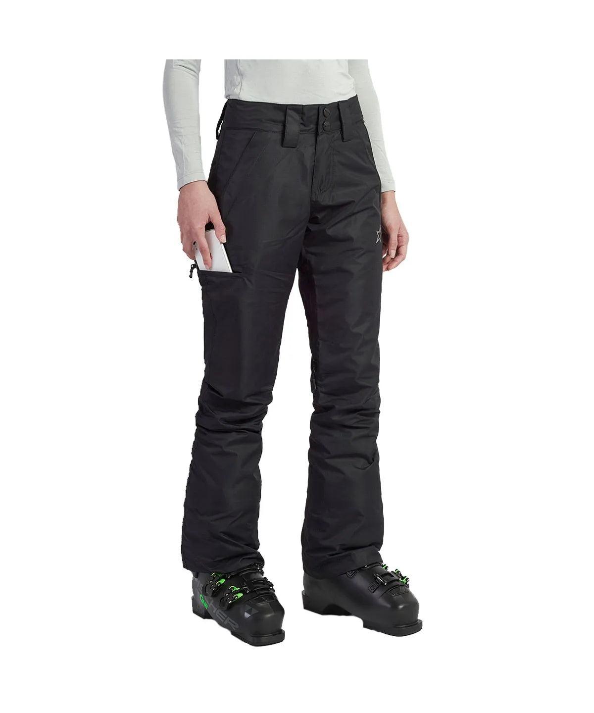 Pantalon Alaska Snow Mujer Amancay 8k Negro - Indy