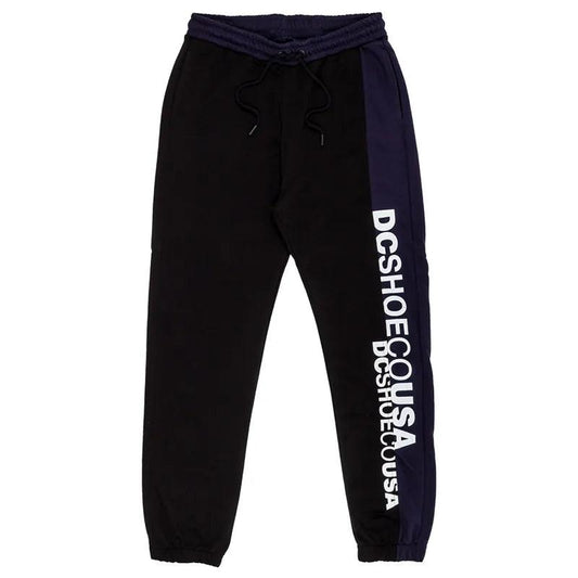 Pantalon Buzo DC Jogging Static Negro Azul - Indy