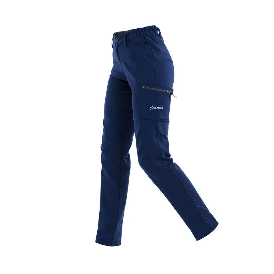 Pantalon Cargo Alaska Jungla Trekking Mujer Azul - Indy