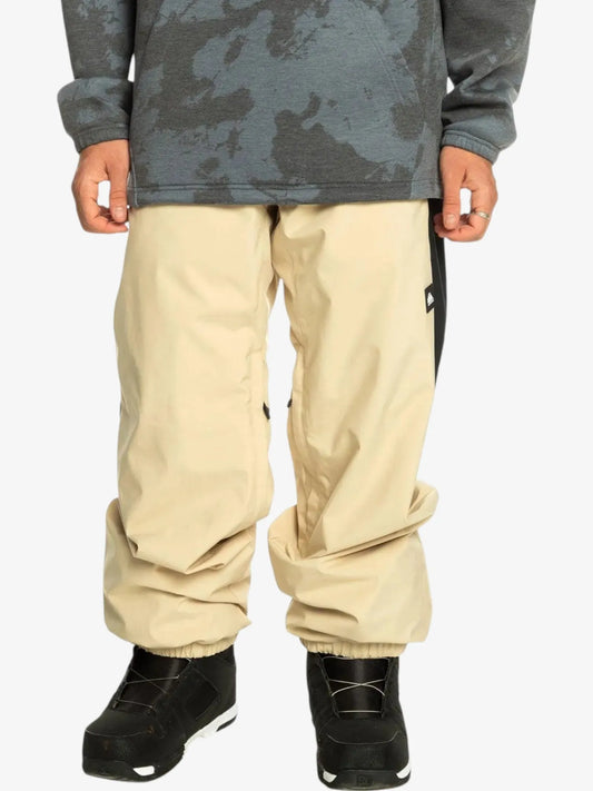 Pantalon Quiksilver Snow Down Beige