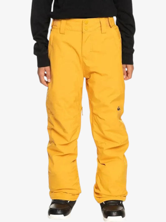 Pantalon Quiksilver Snow Estate Niño Amarillo