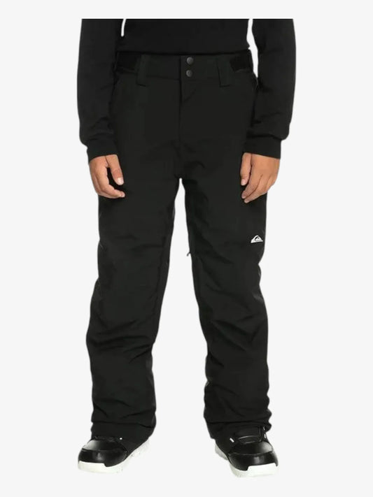 Pantalon Quiksilver Snow Estate Niño Negro