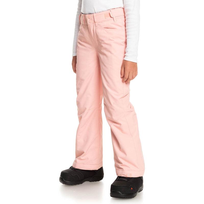 Pantalon Roxy Snow Backyard Niña Rosa Pastel - Indy