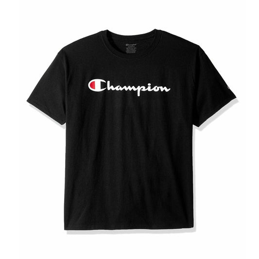 Remera Champion Classic Logo Negro - Indy