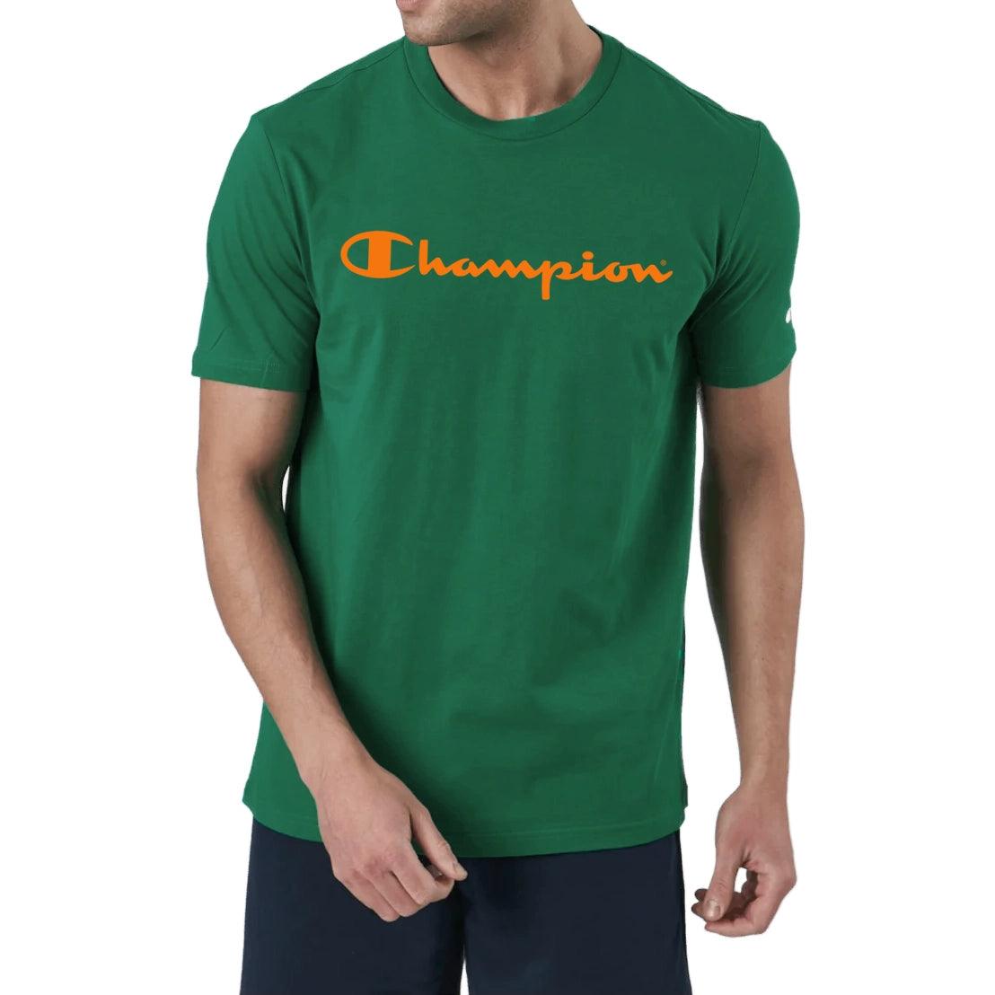 Remera Champion Classic Logo Verde - Indy