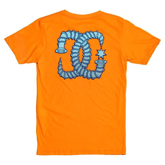 Remera Dc Star Screwed Niño Naranja - Indy