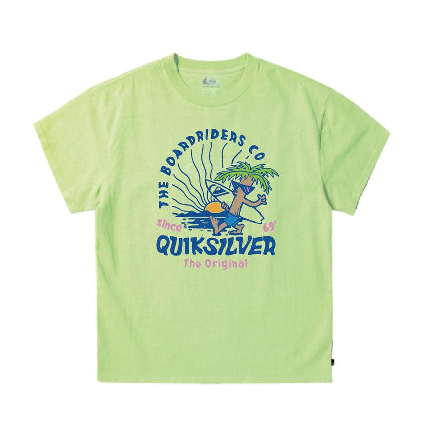 Remera Quiksilver Peaceful Mind Niño Verde Lima - Indy