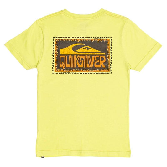 Remera Quiksilver Warped Frames Niño Verde Lima - Indy