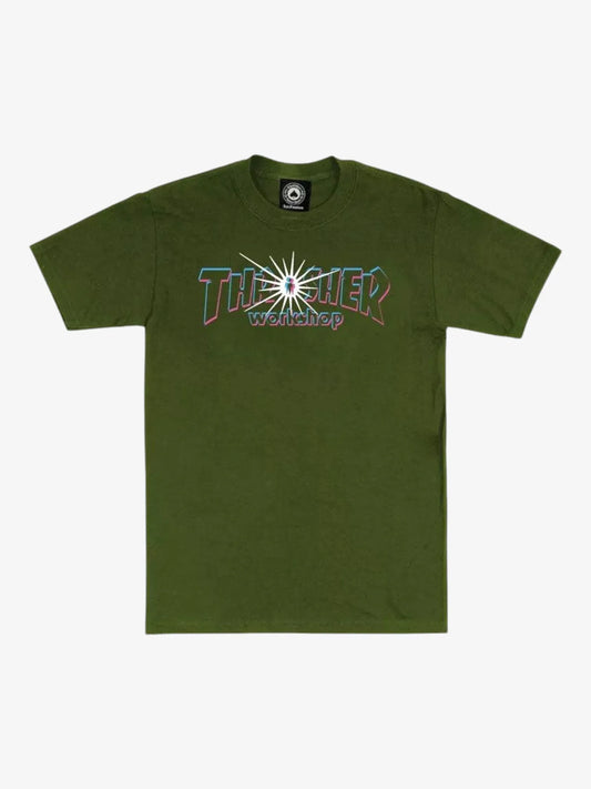 Remera Thrasher Abduction Verde