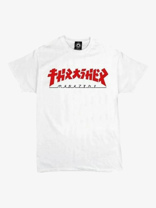 Remera Thrasher Godzilla Boys Blanco