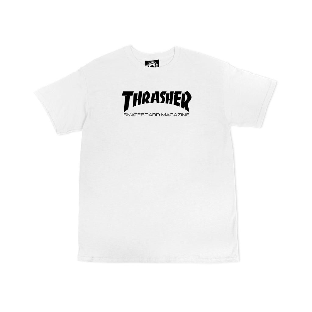 Remera Thrasher Skate Magazine Boys Blanco Negro - Indy