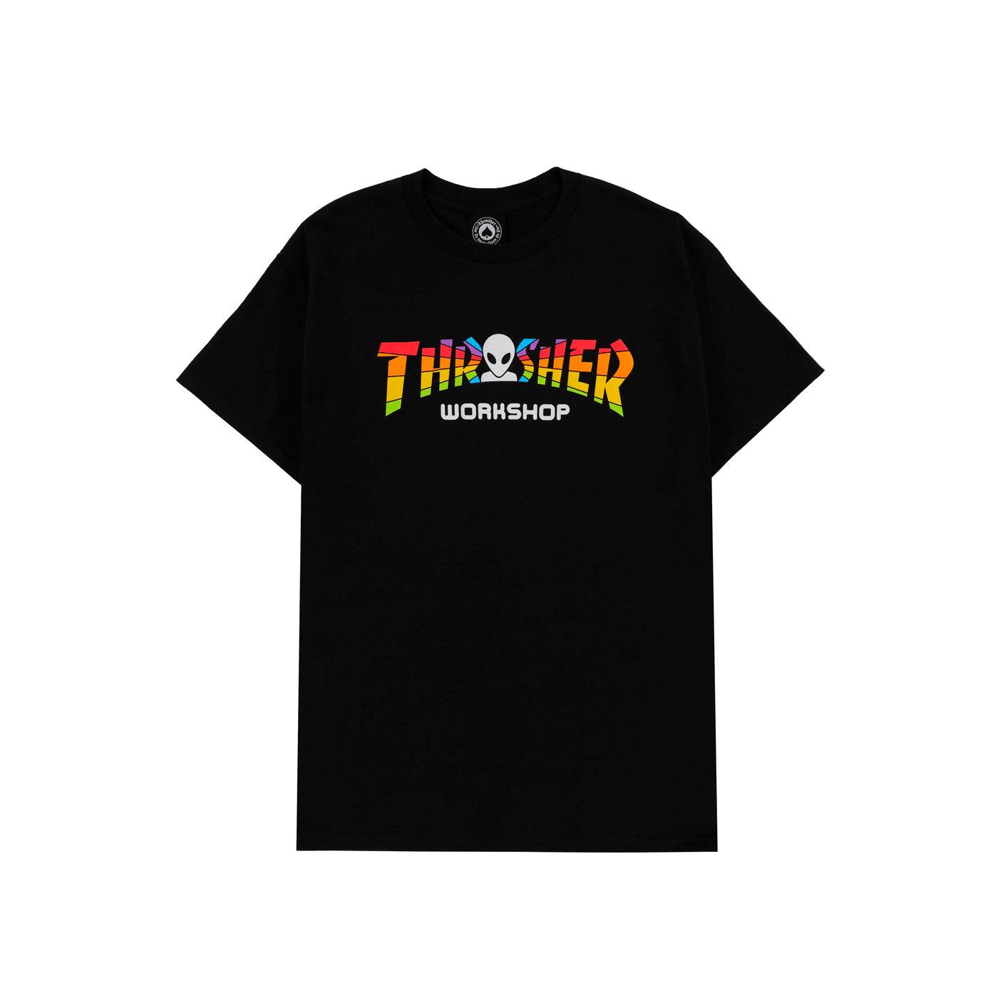 Remera Thrasher Spectrum Negro - Indy