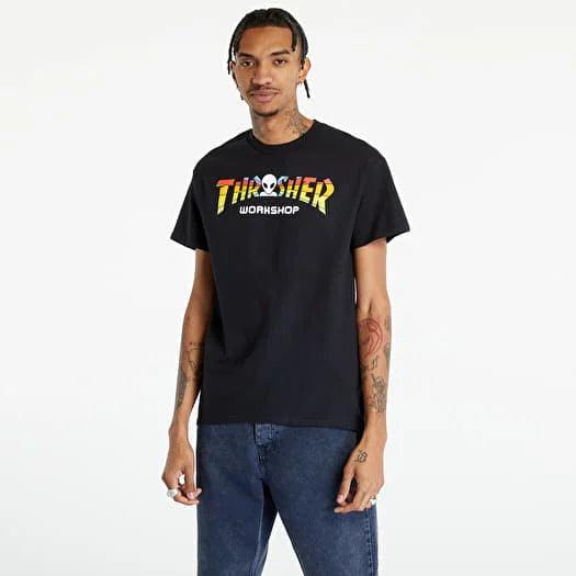 Remera Thrasher Spectrum Negro - Indy