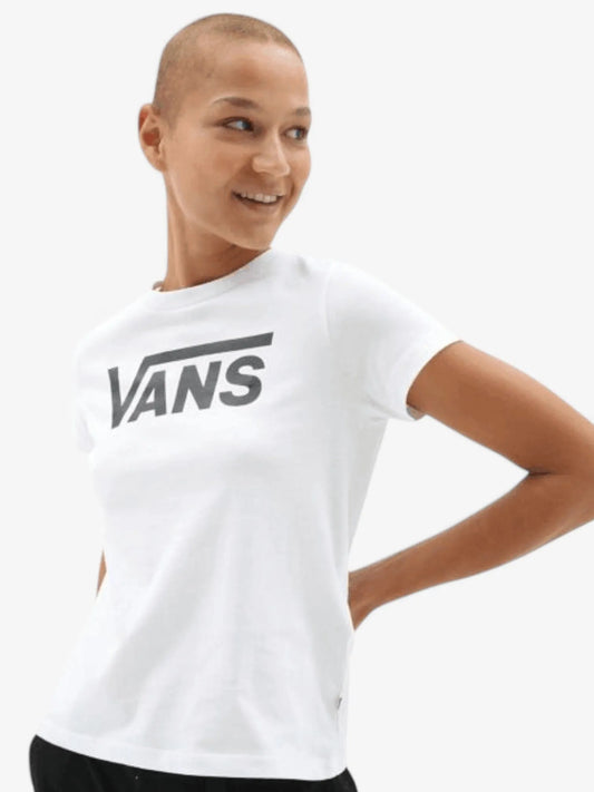 Remera Vans Flying Mujer Blanco Negro