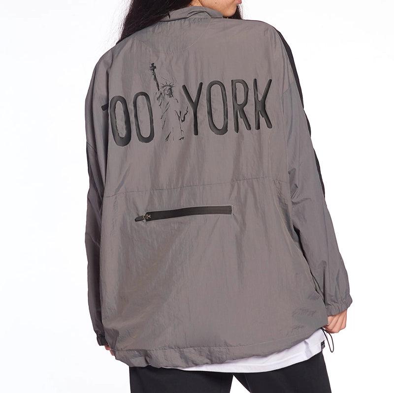 Rompeviento Zoo York Stripe Unisex Gris Claro - Indy