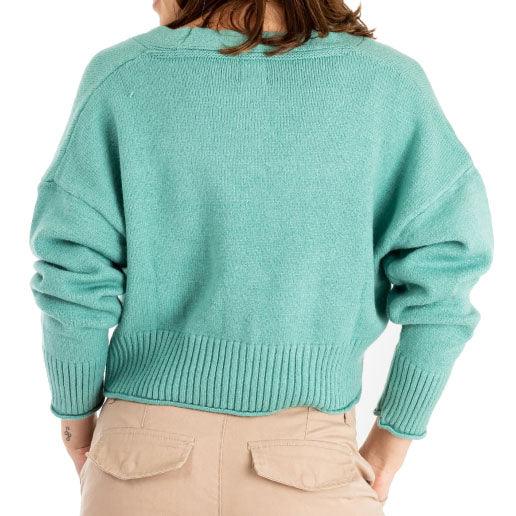 Sweater Roxy Amazing Hour Verde Agua - Indy