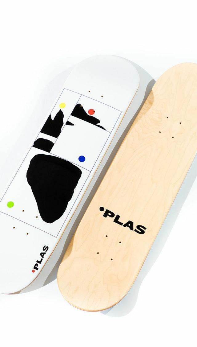 Tabla Skate Plas Blanco Print - Indy