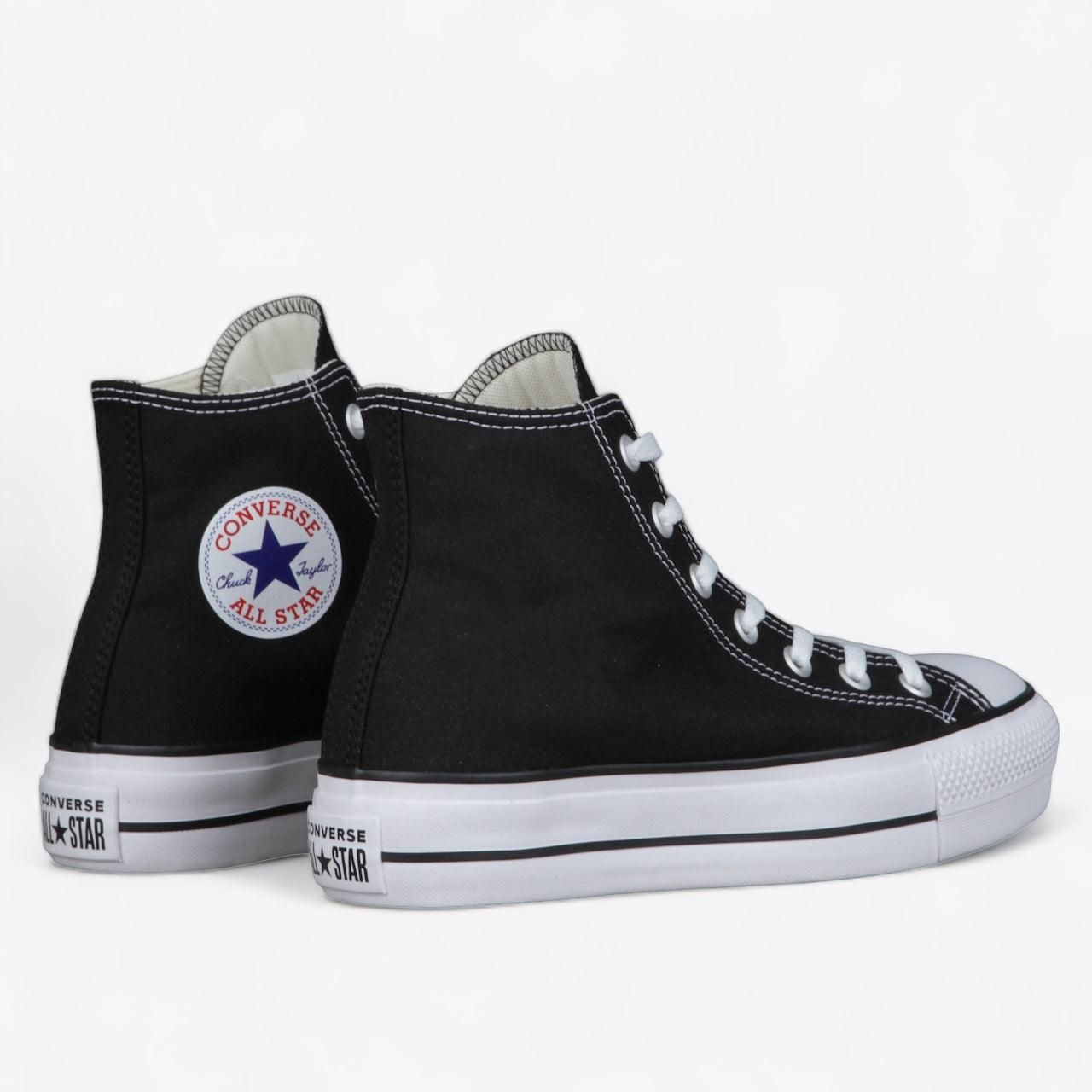 Converse originales plataforma negras best sale