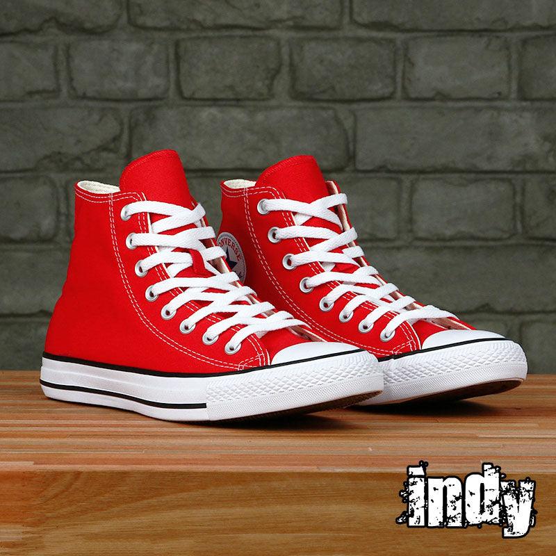 Zapatillas converse shops hombre rojas