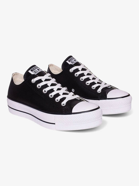 Zapatillas Converse Chuck Taylor Platform Leather Mujer Negro