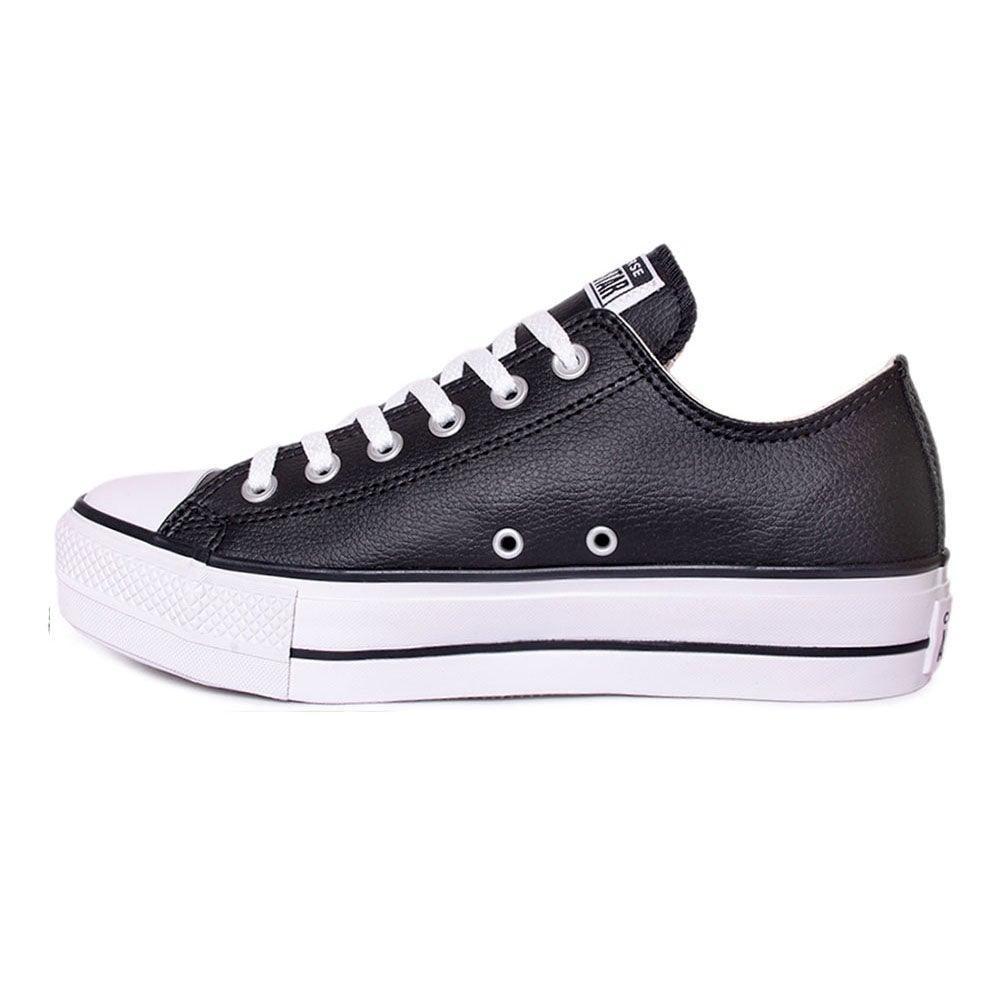 Zapatillas Converse Chuck Taylor Platform Leather Negro - Indy