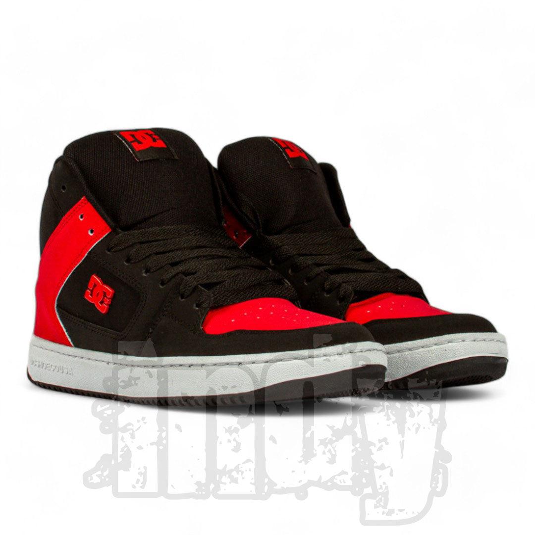 Zapatillas Dc Manteca 4 Hi Ht Negro Rojo - Indy