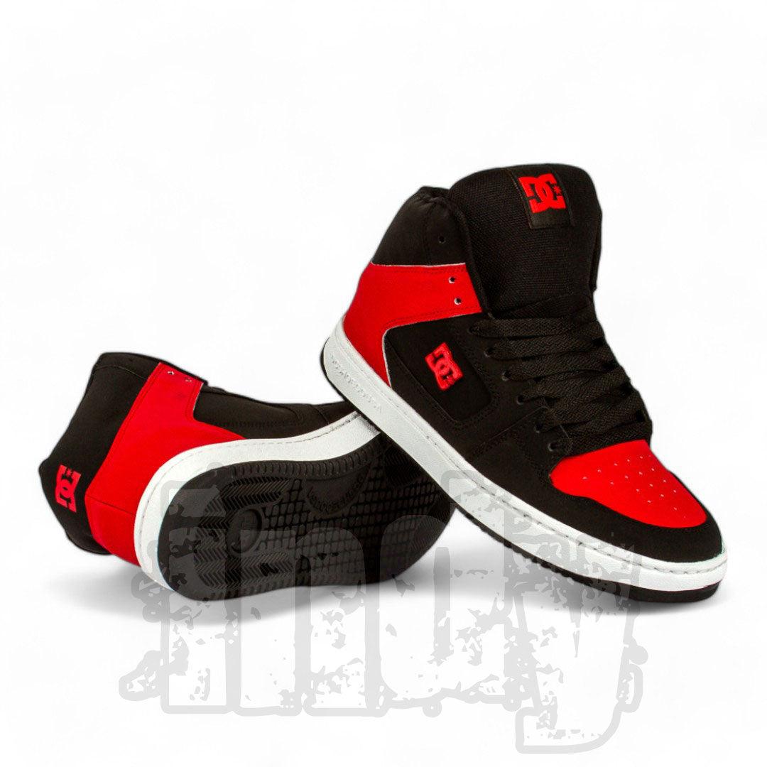 Zapatillas Dc Manteca 4 Hi Ht Negro Rojo - Indy