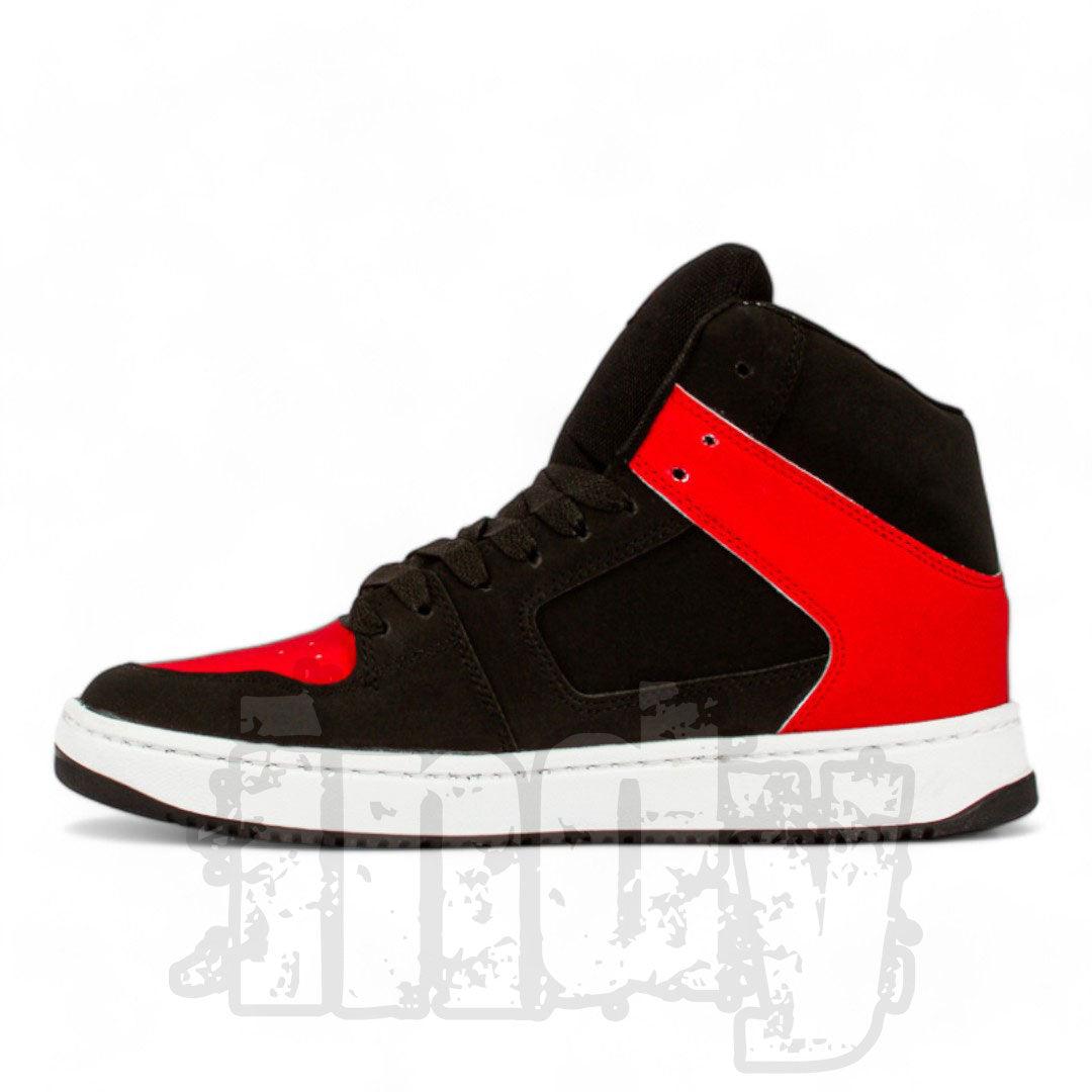 Zapatillas Dc Manteca 4 Hi Ht Negro Rojo - Indy