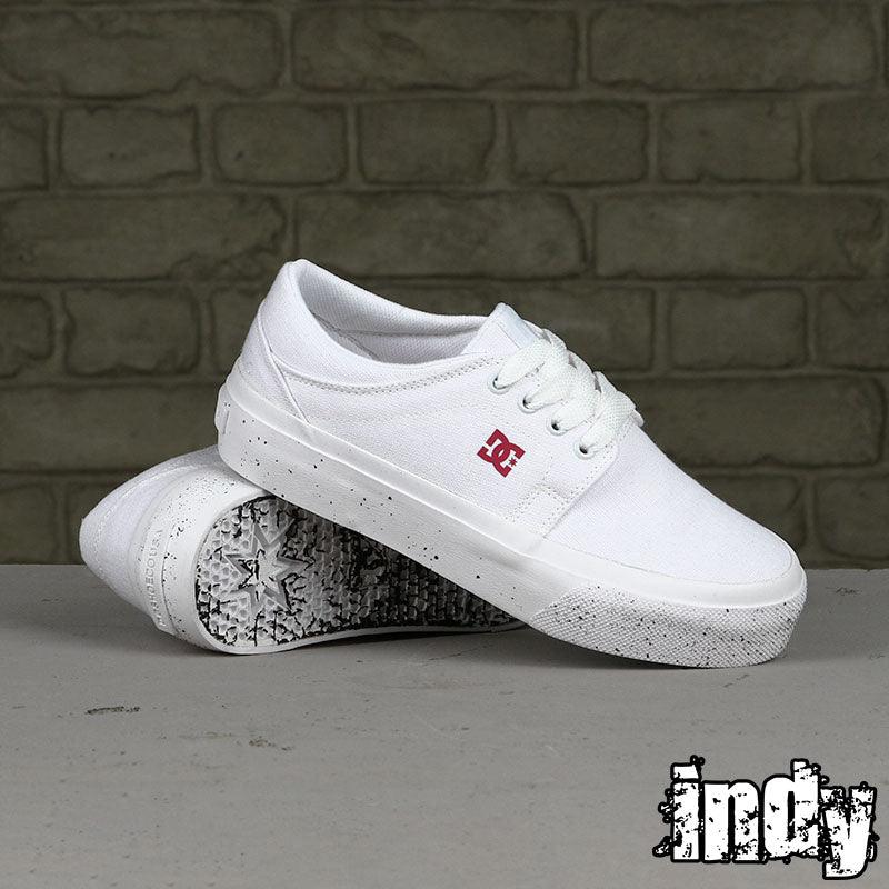 Zapatillas Dc New Trase Platform Tx Se Mujer Blanco Print - Indy