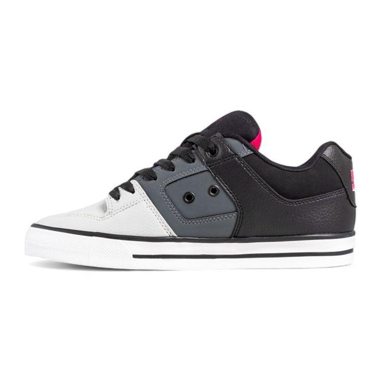 Zapatillas Dc Pure Mujer Negro Blanco Gris Rosa - Indy